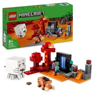 LEGO Minecraft 21255 Wpadł w zasadzkę w portalu Nether PREZENT URODZINY