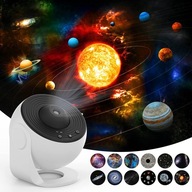 Projektor gwiazd lampka nocna 12x dysk planety USB Planetarium 360 stopni