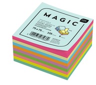 Karteczki samoprzylepne kolorowe bloczek 75 x 75 mm Magic Cube