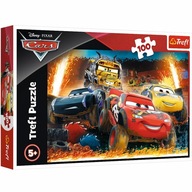 Puzzle Auta DISNEY 100 elementów Puzzle Ekstremalny wyścig Trefl 16358