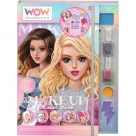 Kniha na maľovanie nechtov a make-up DIY Deluxe Make Up WoW Generation