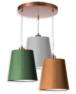 Elegancka Lampa Wisząca Sufitowa Abażur E27 LED