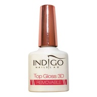 Indigo top gloss 3D 7 ml - odolný proti poškriabaniu