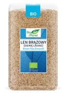 Len brązowy (siemię lniane) BIO 1kg - Bio Planet