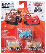 Cars Auta Mini Racers 3-pak Autka Metalowe Mikro Disney Mattel