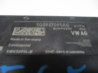 Unité commande confort BCM Vw Audi Skoda Seat 5q0937085AG