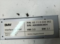 modul IPOD 65110035962 Bmw X3 und (2003-2010) E83