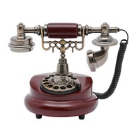MS-6100B Telefon stacjonarny bezprzewodowy z rysikiem vintage