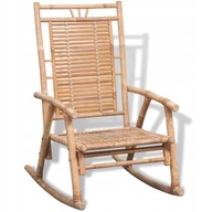Fotel Bujany Drewniany Ogrodowy Krzesło Bujak