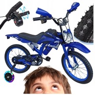 ДИТЯЧИЙ ВЕЛОСИПЕД ЯК ХРЕСТ 16-ДЮЙМОВИЙ МОТОЦИКЛ ЕНДУРО БРЯЗКАЛЬЦЕ ВЕЛО КОЛЕСА