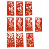 60 sztuk Tiger Rok Czerwone Koperty Chiński Styl