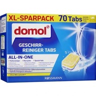 Domol Čistiace tablety do umývačky riadu All-in-one XL 70 Tabs z Nemecka