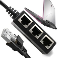 ADAPTER ŁĄCZNIK PRZEDŁUŻKA ZŁĄCZKA SIECIOWA 3X LAN RJ45 XL