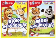 INSPIRIA BLOK RYSUNKOWY A4 20 K 90G 7758