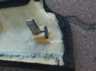 upholstery cover SLUPKA left right front S-LINE black AUDI A6 C6 04-08r.