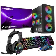 ZESTAW KOMPUTER GAMINGOWY I7 32GB DDR4 RTX 4060 + MONITOR