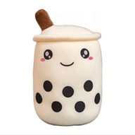 MASKOTKA PLUSZAK BUBBLE TEA KREMOWA KUBEK XL 35 cm