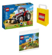 LEGO City 60287 Traktor | 30590 Záhrada na farme a strach z vrabcov | Taška