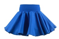 Niebieska spódniczka bawełniana, wirująca do tańca, szkoły. Rozmiar 98/104