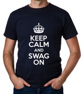 koszulka KEEP CALM AND SWAG ON prezent