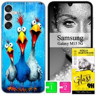 Etui Foto Case Obudowa Plecki Pokrowiec + SZKŁO 9H do Samsung Galaxy M15 5G