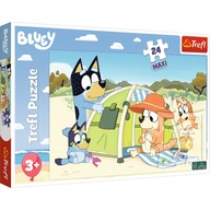 Puzzle 24 Maxi Nádherný deň Bluey Puzzle pre deti Trefl 14357