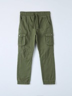 TERRANOVA khaki nohavice s vreckami jeans jogger milície 8-9 rokov 128/134