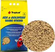TROPICAL Koi&Goldfish Basic Sticks 90g/1L Pokarm do Oczka Stawu