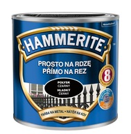 HAMMERITE Farba na hrdzu 0,7L ČIERNY LESK