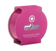 Różowa Taśma BDSM - Bondage Tape - 17,5m - Pink