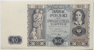 Banknot 20 Złotych - 1936 rok - Seria CH