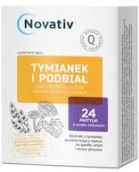 Tymián a Podbeľ 24 tabliet Novativ