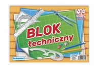 ŠKOLSKÝ TECHNICKÝ BLOK BIELY A4 10 LISTOV