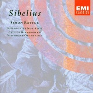 SIMON RATTLE: SIBELIUS: SYMPHONIES NOS 4+6 (CD)