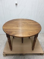 Stół do salonu drewniany stary francuski rozkładany na 5 nogach