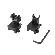 Taktické AR15 Iron Sights Sklopné diely mieridiel