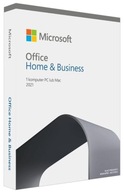 Oprogramowanie Microsoft Office Home and Business 2021 English P8 EuroZone