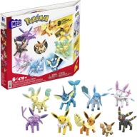 ÉPÍTŐKOCKÁK MEGA POKEMON GFV85 FIGURÁK CONSTRUX EVERY EEVEE EVOLUTION