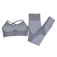 Oblečenie na cvičenie pre ženy - Sivá - S