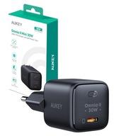 AUKEY PA-B1L Miniaturowa ładowarka sieciowa USB-C 30W Power Delivery QC PPS