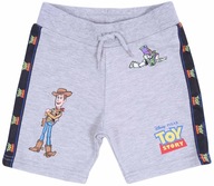 Sivé bavlnené šortky Toy Story DISNEY 98 cm
