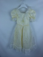 Sukienka vintage z organzy 8 - 9 lat / 134 cm