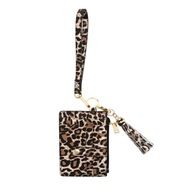Dámske náramky na zips s leopardím vzorom