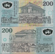 Sri Lanka 1998 - 200 rupees - Pick 114b - Okolicz - UNC Polymer