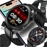 Inteligentné hodinky ALLNOEL E420 PRO čierne + Nabíjačka USB kábel pre smartwatch 2 PIN 4,0mm pre magnetické hodinky