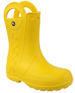 Crocs Detské gumené žlté Handle It Rain Boot Kids 32/33 EU