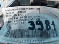dials clock CITROEN C1 1.0 B 83800-0H011-A