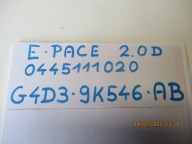 Einspritzdüse Einspritzdüse Jaguar E PACE 2,0 0445111020
