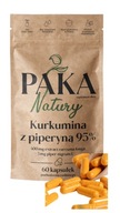 Kurkumina Piperyna 95% 60 kaps. na odporność trawienie alergia Paka Natury