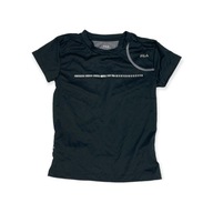 Dievčenské tričko čierne FILA S 6/8 rokov